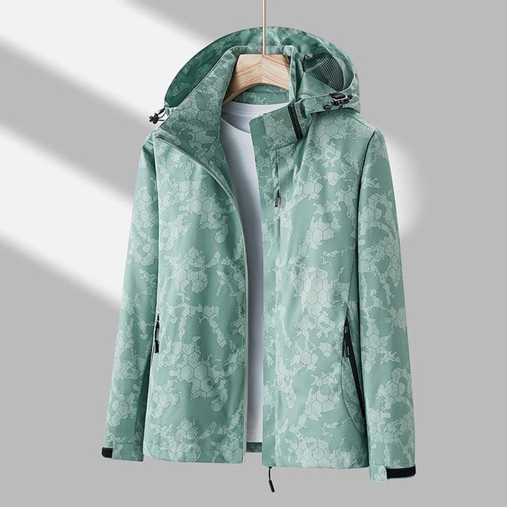 Janet | Women's Lightweight Waterproof Hooded Jacket, Practical Outdoor Jacket | Everlasting Boutique | Black