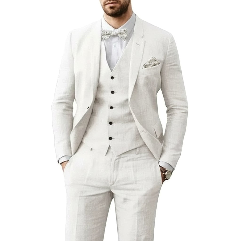 Johannes | Men's Three-Piece Suit in Royal Blue, Wedding Suit | Everlasting Boutique | Light Blue