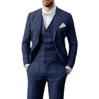 Johannes | Men's Three-Piece Suit in Royal Blue, Wedding Suit | Everlasting Boutique | Light Blue