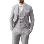 Johannes | Men's Three-Piece Suit in Royal Blue, Wedding Suit | Everlasting Boutique | Light Blue