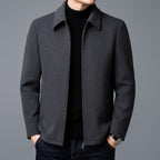 Jordan | Men's Wool Jacket, Tailored Autumn Jacket | Everlasting Boutique | Gray