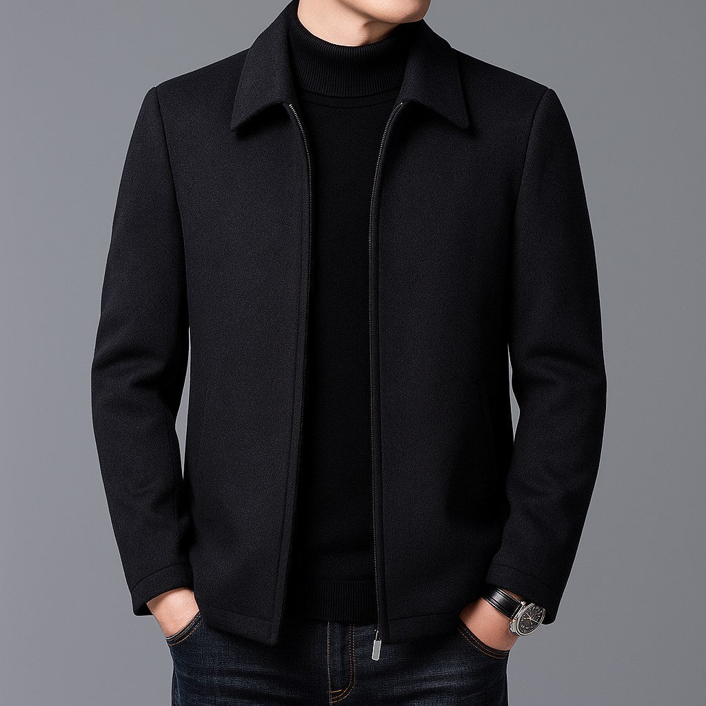 Jordan | Men's Wool Jacket, Tailored Autumn Jacket | Everlasting Boutique | Brown