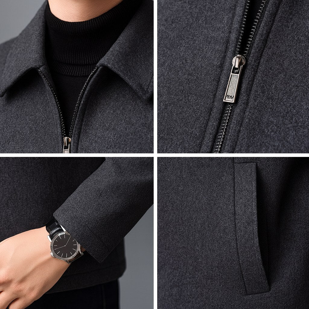 Jordan | Men's Wool Jacket, Tailored Autumn Jacket | Everlasting Boutique