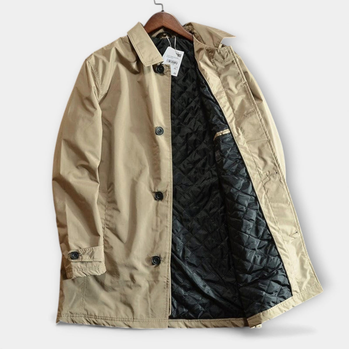 Josef | Men's Weatherproof Coat, Windproof Men's Jacket | Everlasting Boutique | Grey