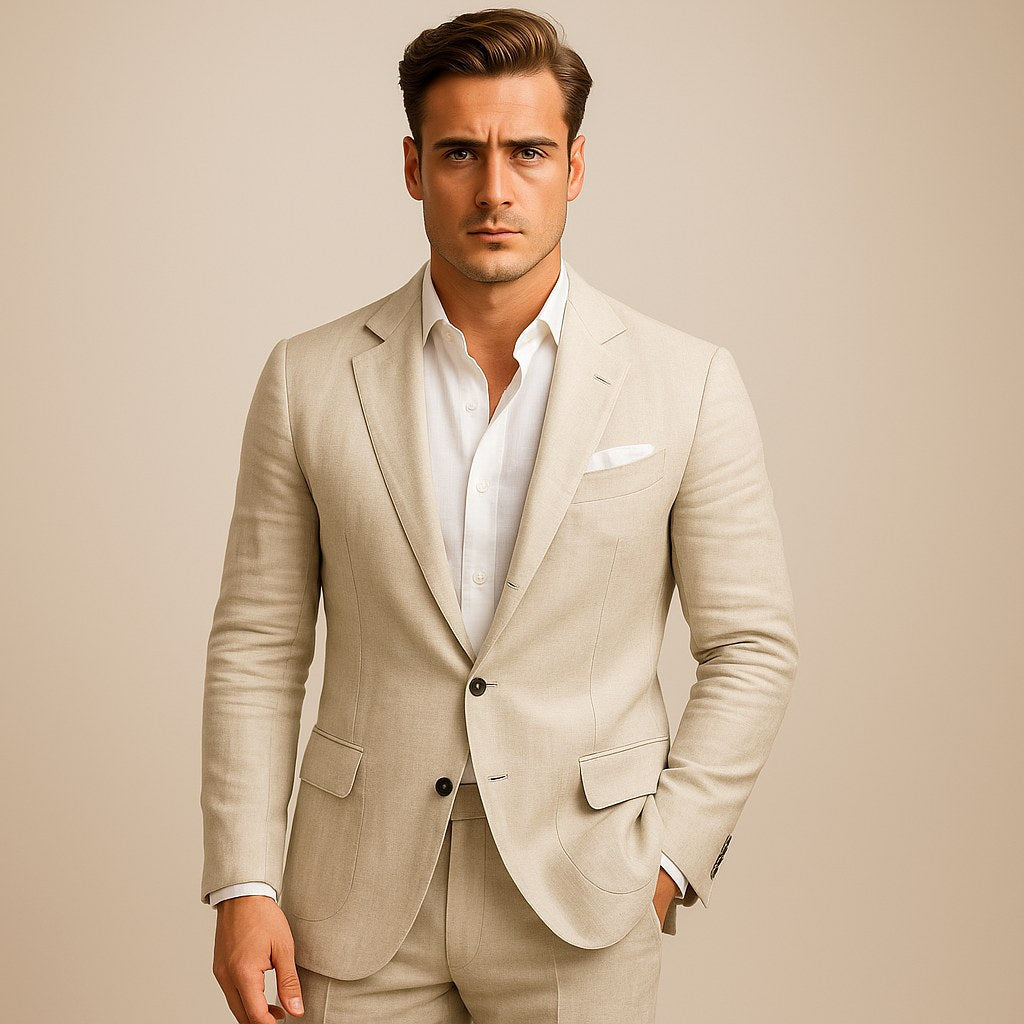 Joseph | Men's Lightweight Blazer, Smart-Casual Jacket | Everlasting Boutique | Beige