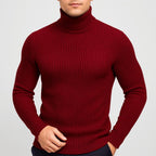 Joseph | Men's Ribbed Roll-Neck Jumper, Thermal Knit Autumn Jumper | Everlasting Boutique
