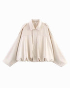 Josette | Women's Faux Suede Collared Bomber Jacket, Perfect for Everyday Wear | Everlasting Boutique