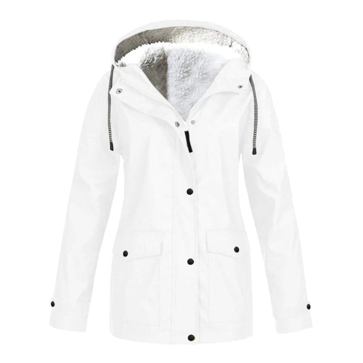 Judith | Women's Windproof Hooded Rain Jacket, Lightweight Autumn Coat | Everlasting Boutique | Dark Blue