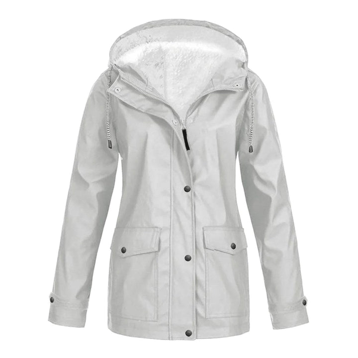 Judith | Women's Windproof Hooded Rain Jacket, Lightweight Autumn Coat | Everlasting Boutique | Yellow