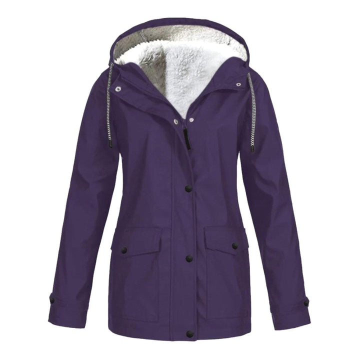 Judith | Women's Windproof Hooded Rain Jacket, Lightweight Autumn Coat | Everlasting Boutique | Green