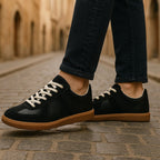 Julian | Men's Lace-Up Shoes with Non-Slip Sole, Classic Lace-Up Trainers | Everlasting Boutique | Brown