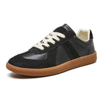 Julian | Men's Lace-Up Shoes with Non-Slip Sole, Classic Lace-Up Trainers | Everlasting Boutique | Brown
