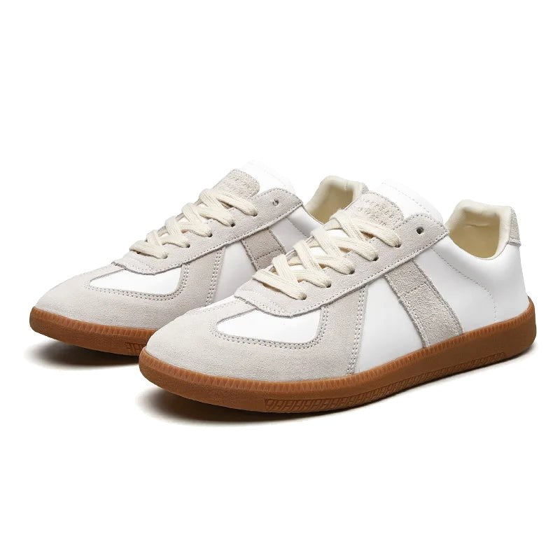 Julian | Men's Lace-Up Shoes with Non-Slip Sole, Classic Lace-Up Trainers | Everlasting Boutique | Brown