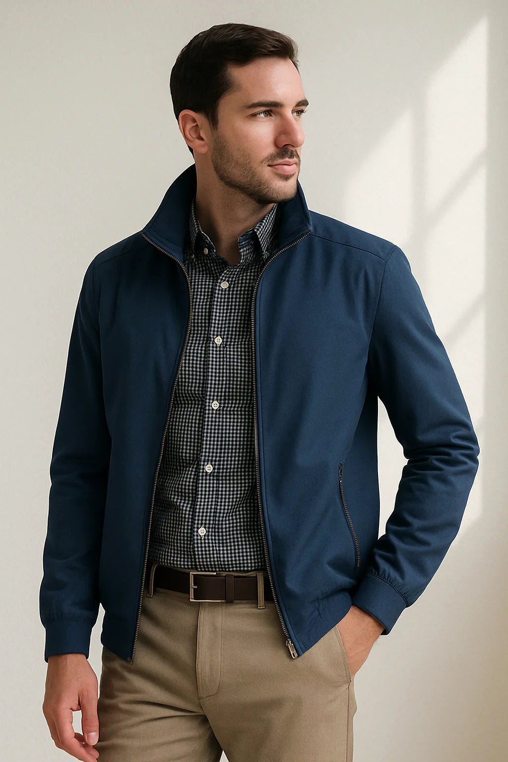 Julian | Men's Lightweight Wind-Resistant Jacket, Everyday Transitional Jacket | Everlasting Boutique