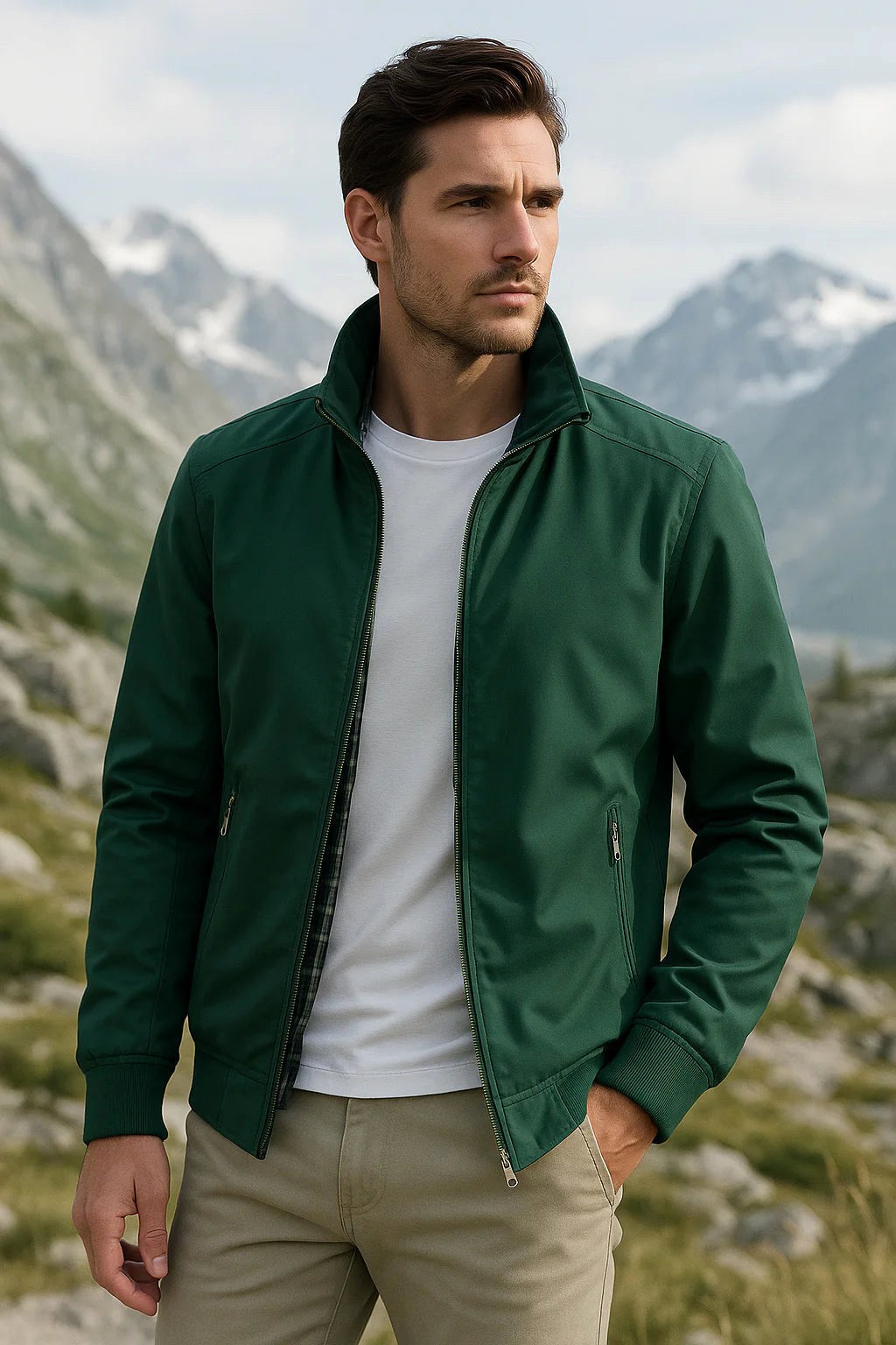 Julian | Men's Lightweight Wind-Resistant Jacket, Everyday Transitional Jacket | Everlasting Boutique