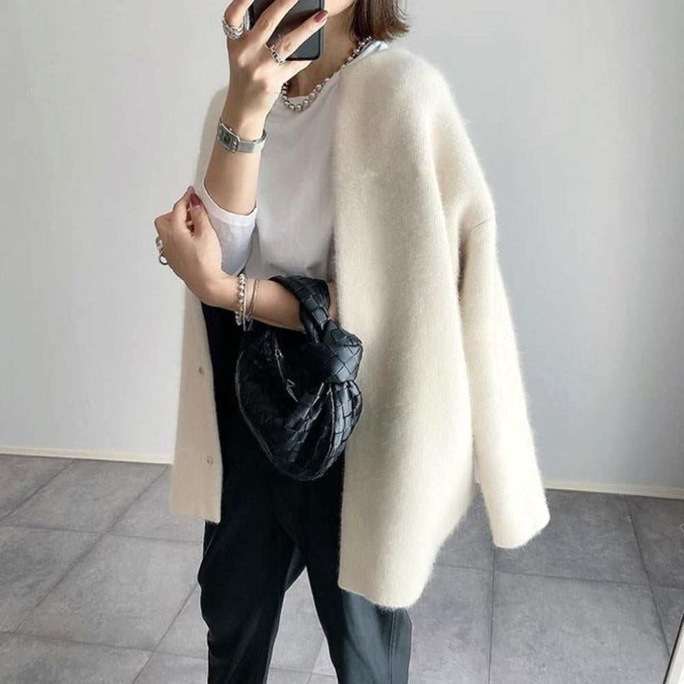Juliet | Women's Wool-Blend Cardigan, Lightweight Knit Cardigan | Everlasting Boutique