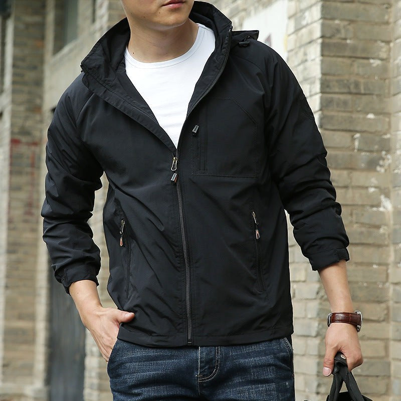 Jürgen | Men's Jacket, Lightweight and Versatile, Classic Transitional Jacket | Everlasting Boutique | Khaki