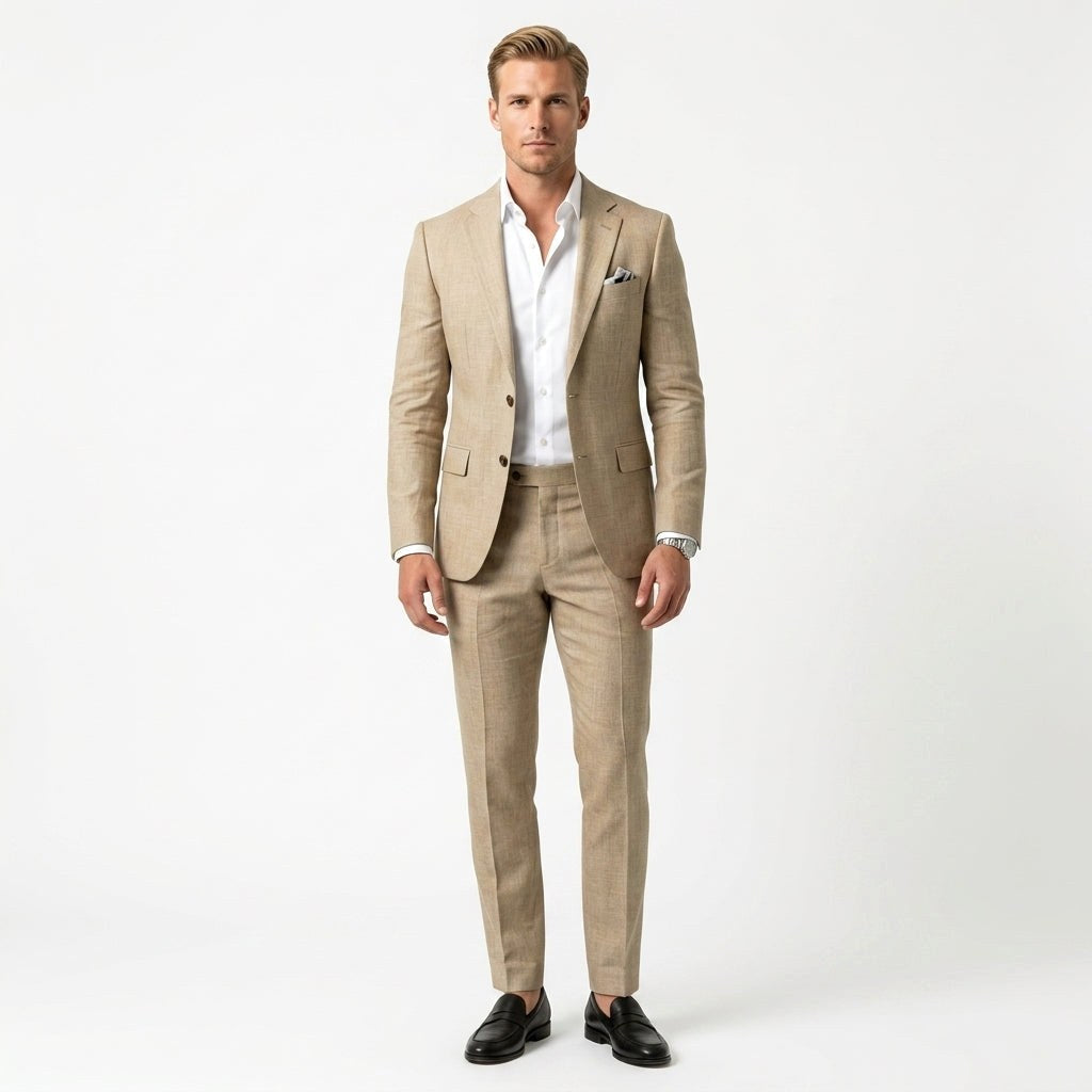 Cameron | Men's Slim-Fit Two-Piece Suit – Wedding and Business Attire | Everlasting Boutique