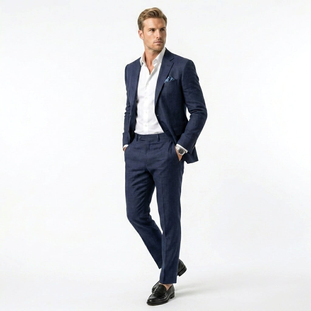 Cameron | Men's Slim-Fit Two-Piece Suit – Wedding and Business Attire | Everlasting Boutique