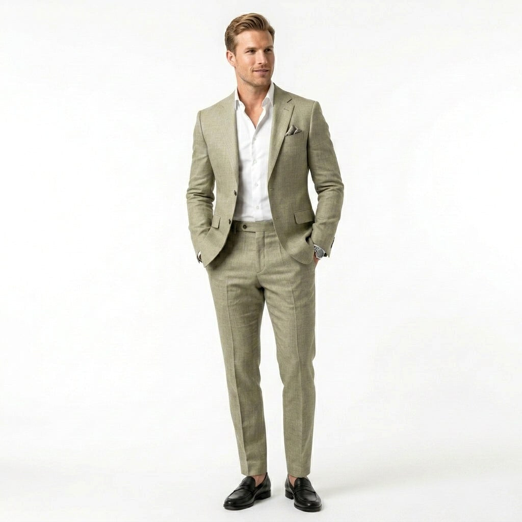 Cameron | Men's Slim-Fit Two-Piece Suit – Wedding and Business Attire | Everlasting Boutique