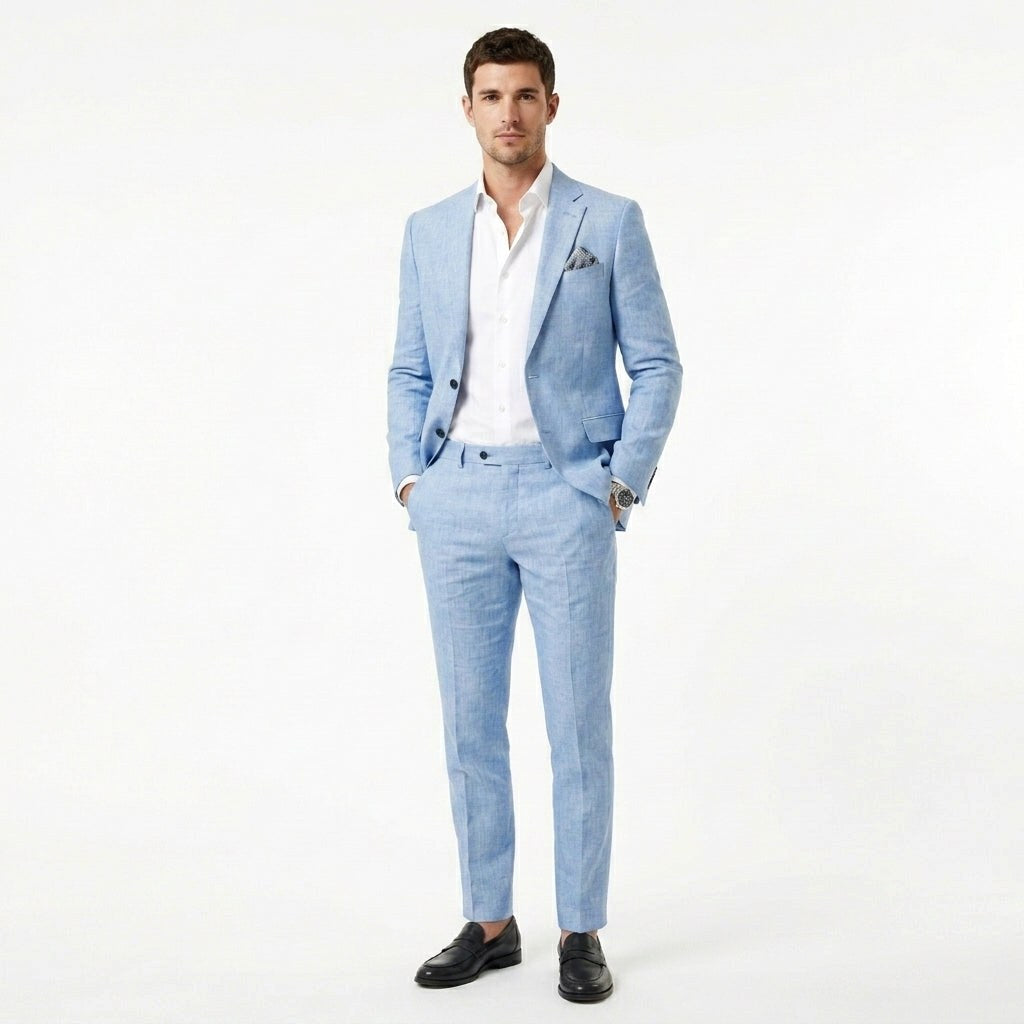 Cameron | Men's Slim-Fit Two-Piece Suit – Wedding and Business Attire | Everlasting Boutique