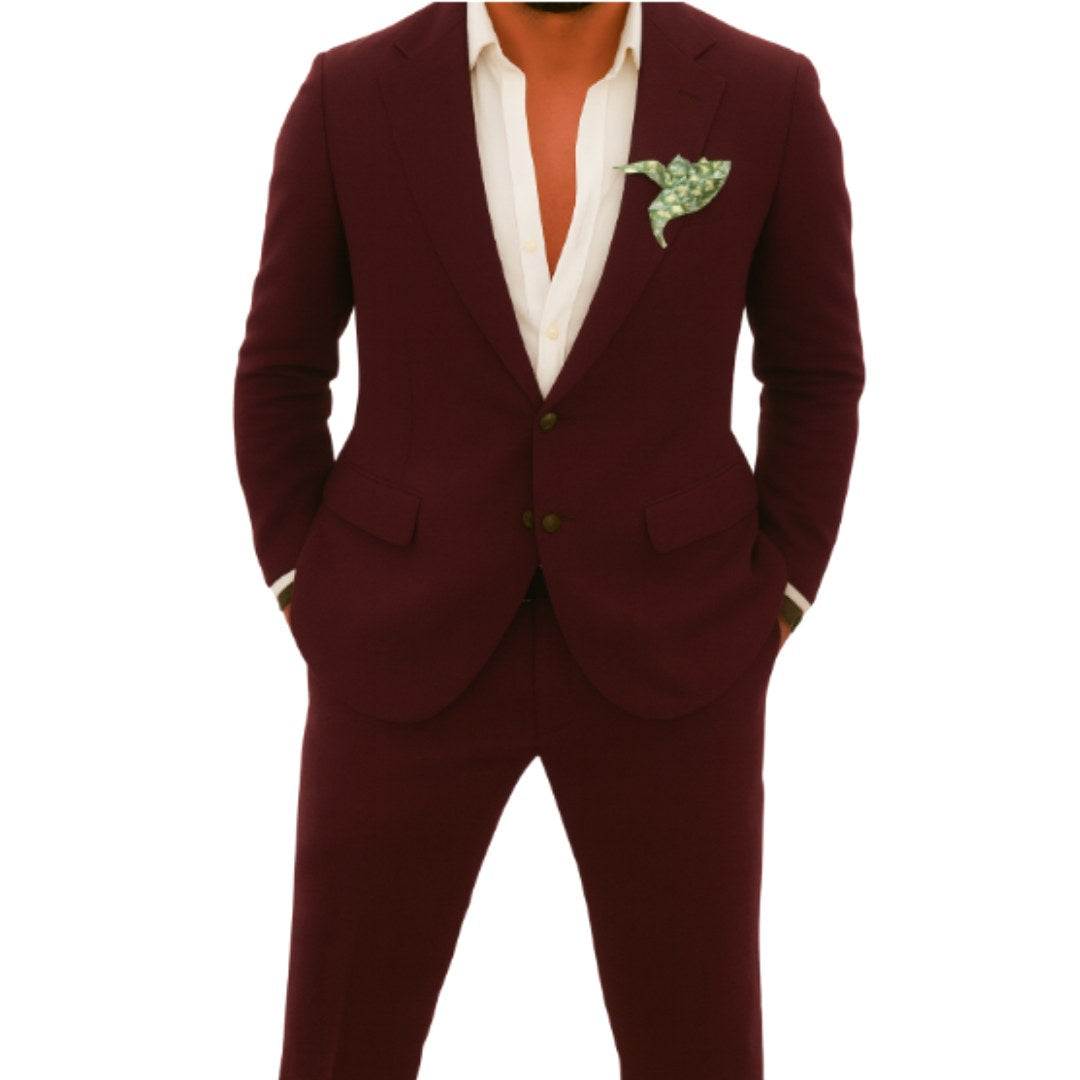 Karl | Men's Two-Piece Wedding Guest Suit, Classic Blazer and Trousers | Everlasting Boutique | Mint Green