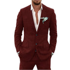 Karl | Men's Two-Piece Wedding Guest Suit, Classic Blazer and Trousers | Everlasting Boutique | Mint Green