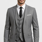 Charles | Men's Three-Piece Suit with Vest, Formal Suit | Everlasting Boutique