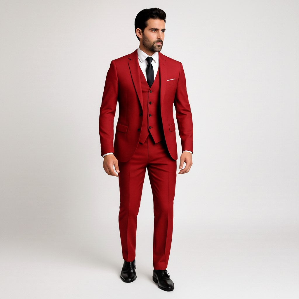 Charles | Men's Three-Piece Suit with Vest, Formal Suit | Everlasting Boutique