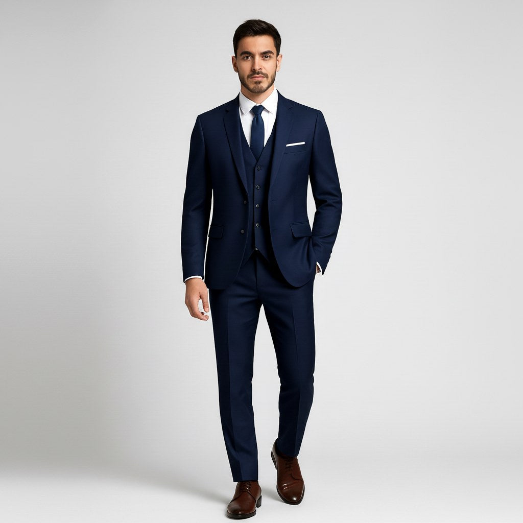 Charles | Men's Three-Piece Suit with Vest, Formal Suit | Everlasting Boutique