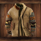 Klaus | Men's Merino Fleece Jacket, Outdoor Functional Jacket | Everlasting Boutique | Brown 2