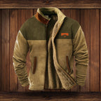 Klaus | Men's Merino Fleece Jacket, Outdoor Functional Jacket | Everlasting Boutique | Brown 2