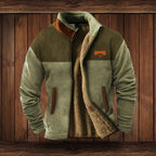 Klaus | Men's Merino Fleece Jacket, Outdoor Functional Jacket | Everlasting Boutique | Brown 2