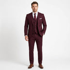 Christopher | Men's Slim-Fit Three-Piece Suit – Elegant Business Suit | Everlasting Boutique