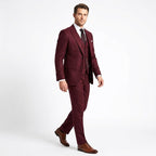Christopher | Men's Slim-Fit Three-Piece Suit – Elegant Business Suit | Everlasting Boutique