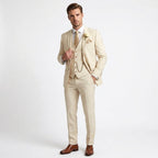 Christopher | Men's Slim-Fit Three-Piece Suit – Elegant Business Suit | Everlasting Boutique