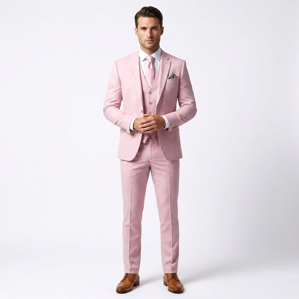 Christopher | Men's Slim-Fit Three-Piece Suit – Elegant Business Suit | Everlasting Boutique