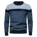 Lars | Men's Jumper with Classic Cut, Soft Cotton Jumper | Everlasting Boutique | Green