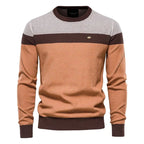 Lars | Men's Jumper with Classic Cut, Soft Cotton Jumper | Everlasting Boutique | Green