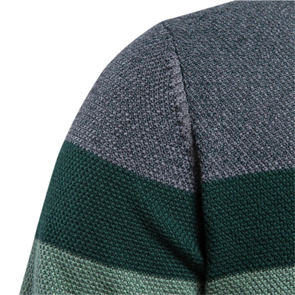 Lars | Men's Jumper with Classic Cut, Soft Cotton Jumper | Everlasting Boutique | Green