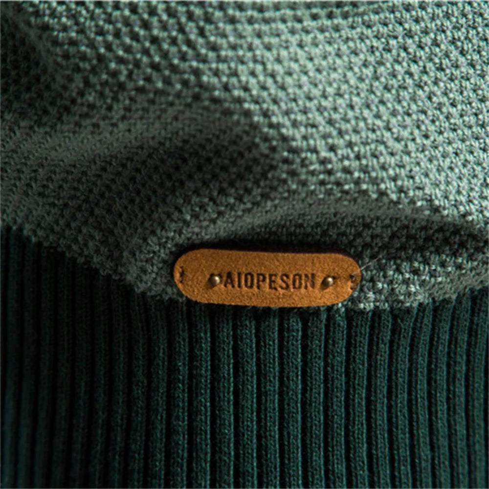 Lars | Men's Jumper with Classic Cut, Soft Cotton Jumper | Everlasting Boutique | Blue