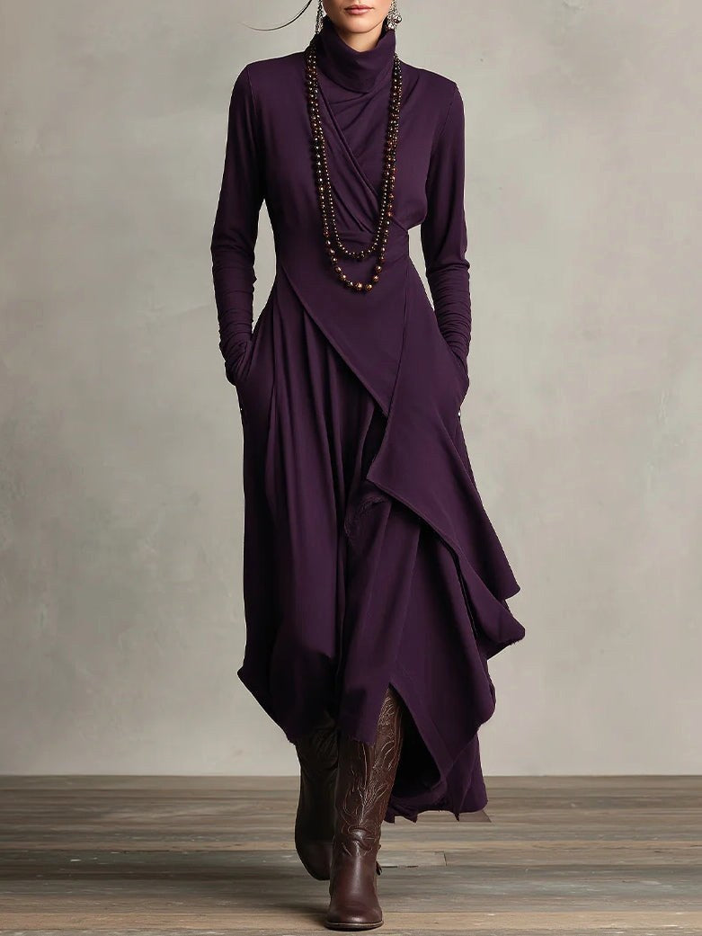 Layla | Women's High-Neck Maxi Dress, Flowing Occasion Dress | Everlasting Boutique