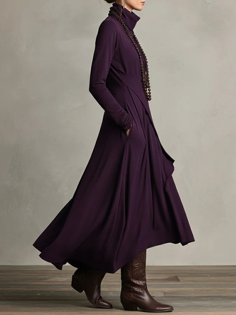 Layla | Women's High-Neck Maxi Dress, Flowing Occasion Dress | Everlasting Boutique