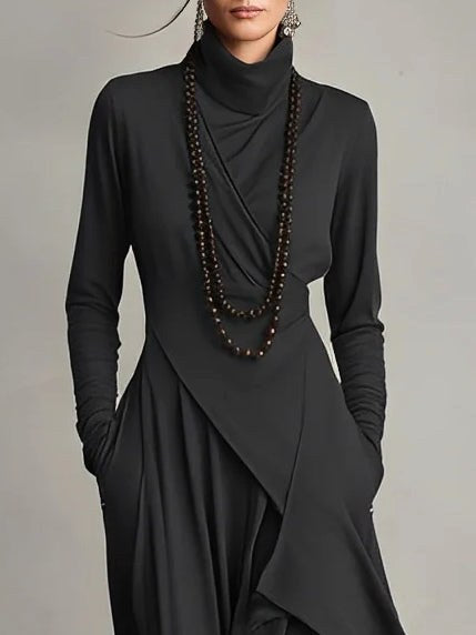 Layla | Women's High-Neck Maxi Dress, Flowing Occasion Dress | Everlasting Boutique