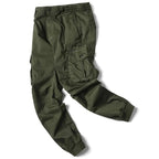 Leo | Men's Utility Cargo Trousers with Stretch Fit, Functional Pocket Trousers | Everlasting Boutique | Light Grey