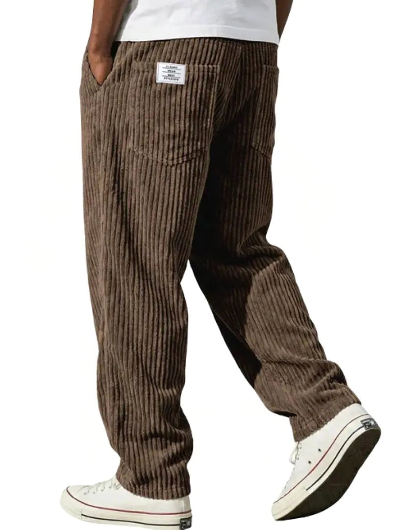 Lewis | Women's Relaxed Fit Corduroy Trousers, Sophisticated Everyday Trousers | Everlasting Boutique