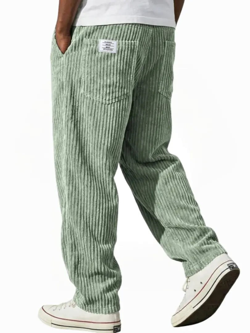 Lewis | Women's Relaxed Fit Corduroy Trousers, Sophisticated Everyday Trousers | Everlasting Boutique
