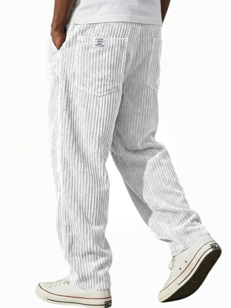 Lewis | Women's Relaxed Fit Corduroy Trousers, Sophisticated Everyday Trousers | Everlasting Boutique