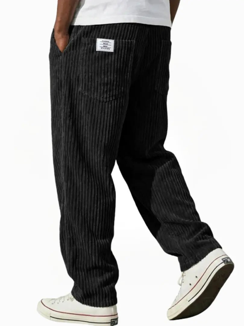 Lewis | Women's Relaxed Fit Corduroy Trousers, Sophisticated Everyday Trousers | Everlasting Boutique
