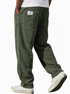 Lewis | Women's Relaxed Fit Corduroy Trousers, Sophisticated Everyday Trousers | Everlasting Boutique